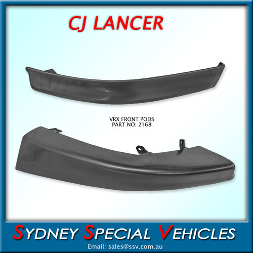 FRONT SPOILER / FRONT POD FOR CJ LANCER - VRX STYLE - RIGHT HAND