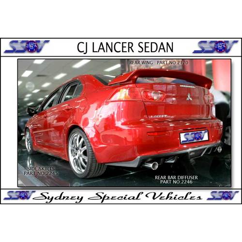 REAR BAR DIFFUSER FOR CJ LANCER SEDAN - EXTREME STYLE