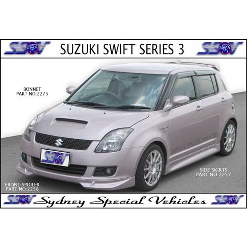 FRONT SPOILER FOR SWIFT 7/2007-2010 
