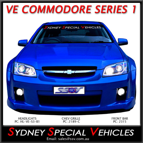 FRONT BUMPER BAR FOR VE COMMODORE SERIES 1 SS  SV6 SSV