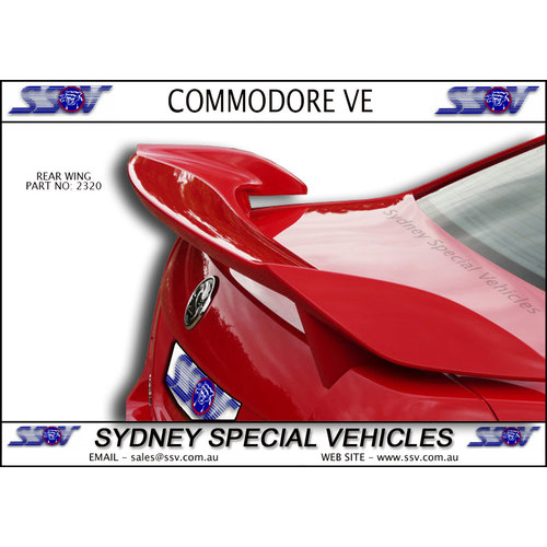 REAR SPOILER FOR VE COMMODORE SEDAN
