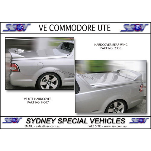 HARD LID SPOILER FOR VE-VF COMMODORE UTES