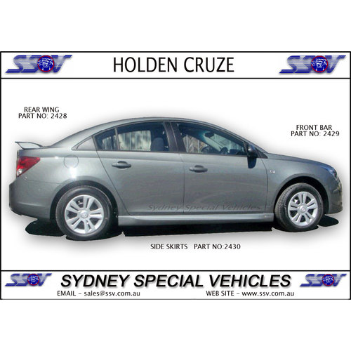 SIDE SKIRTS FOR JG &  JH CRUZE 2009-16