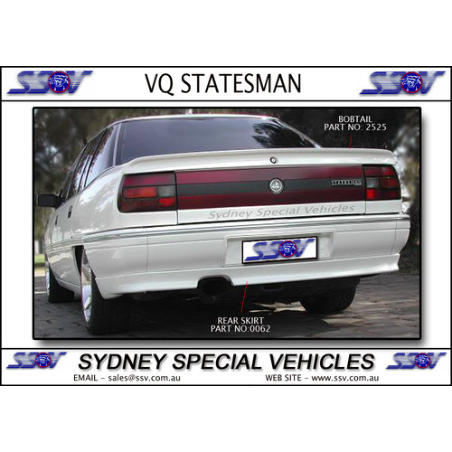 REAR SPOILER FOR VQ STATESMAN & VN-VP COMMODORE SEDANS