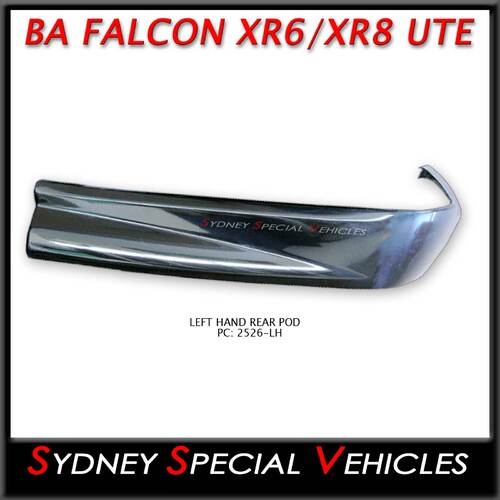 REAR POD FOR BA XR FALCON UTES - XR6 XR8 STYLE - LEFT HAND