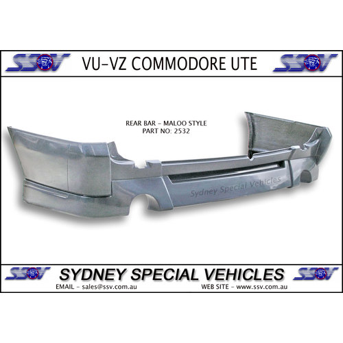REAR BAR FOR VU VY VZ COMMODORE UTES - VY MALOO STYLE
