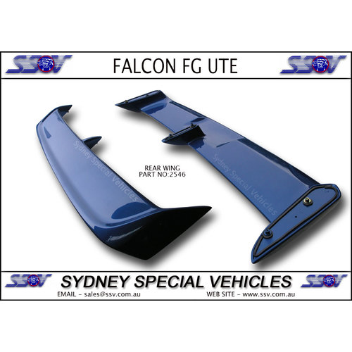 HARD LID SPOILER FOR FG FALCON UTES - FPV STYLE