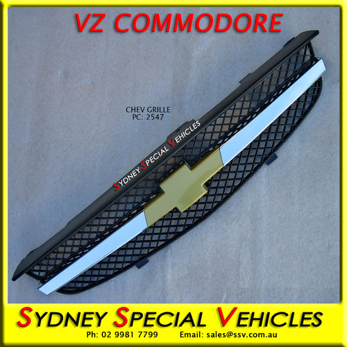 CHEV STYLE GRILLE FOR VZ COMMODORE EXECUTIVE & ACCLAIM