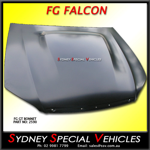 BOSS BONNET FOR FG FALCON XR8 / GT STYLE WITH POWER BULGE