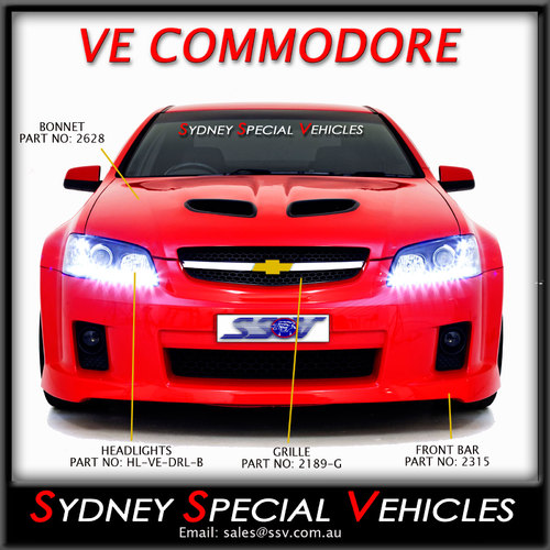 VE E2 Vector Vents suit Holden Commodore Monaro Fibreglass