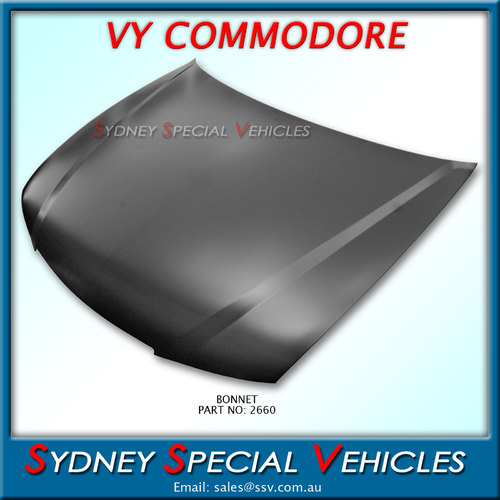 VY COMMODORE FACTORY STYLE BONNET IN STEEL PREPRIMED