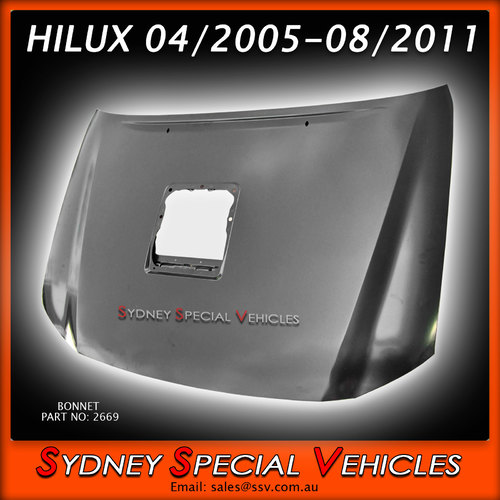 BONNET FOR HILUX  04/2005-8/2011 - TURBO STYLE