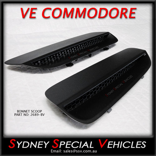 BONNET VENTS FOR VE COMMODORE - E2-E3 STYLE