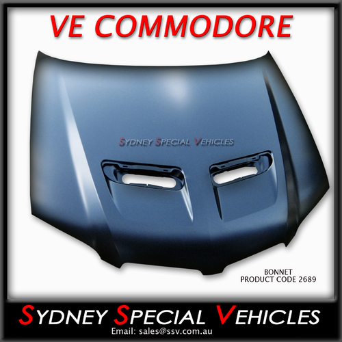 BONNET FOR VE COMMODORE - HSV E2 E3 STYLE - STEEL