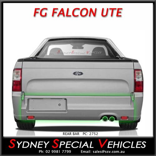 REAR BAR FOR FG FALCON UTE - XR - FPV F6 STYLE