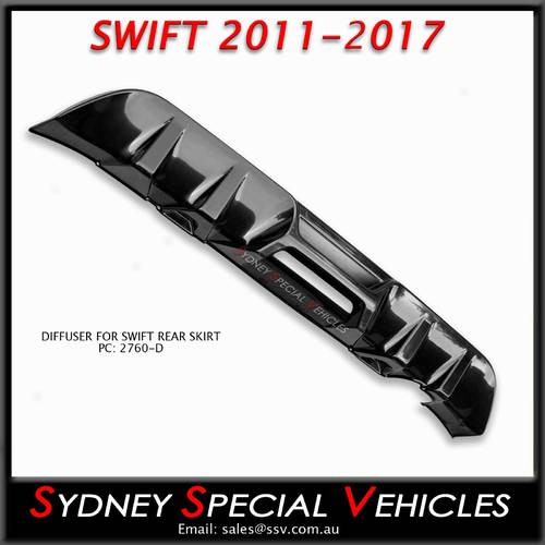 REAR BAR DIFFUSER FOR SWIFT 2011-2017