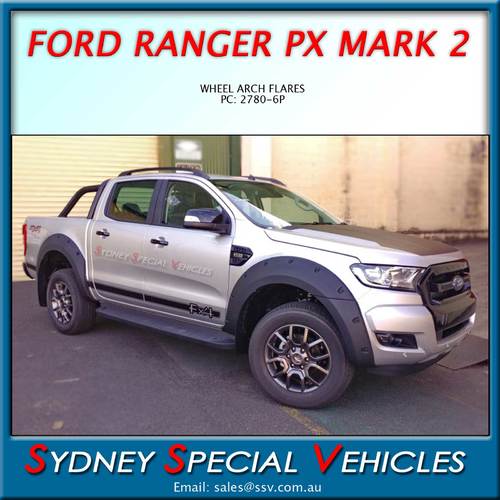 PX RANGER MARK 2 WHEEL ARCH FLARES - "BOLT ON" LOOK