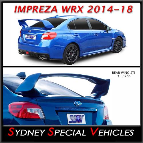 STI REAR WING FOR 2014-18 IMPREZA WRX