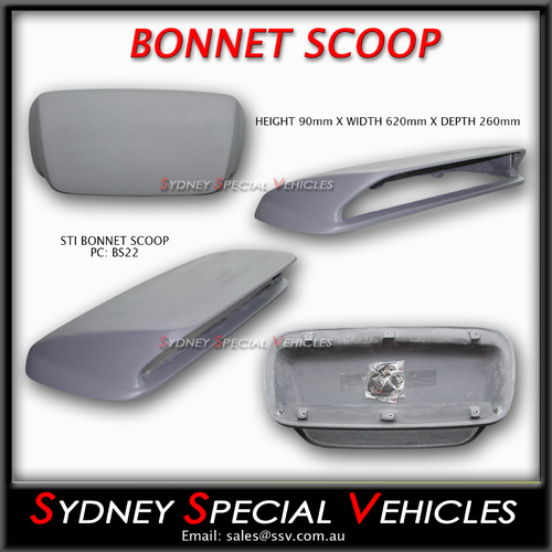 STI BONNET SCOOP FOR WRX 2001-2001   2003 STI STYLE
