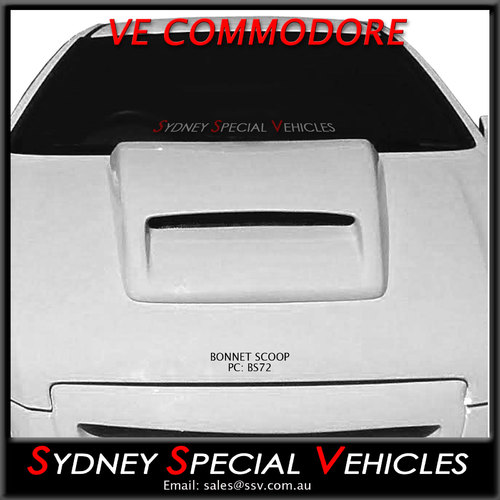 BONNET SCOOP FOR VE COMMODORE - INTERCEPTOR STYLE