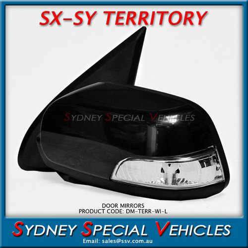 DOOR MIRROR FOR FORD TERRITORY 2004-11 LEFT HAND WITH TEMP SENSOR