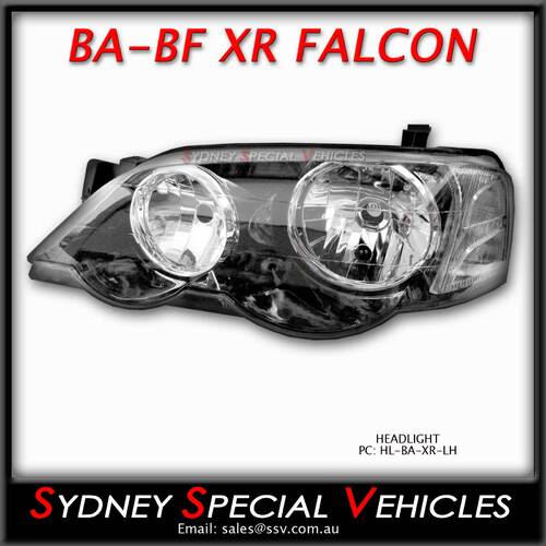 HEADLIGHT FOR BA-BF FALCON XR6 XR8 - FACTORY XR STYLE LEFT HAND