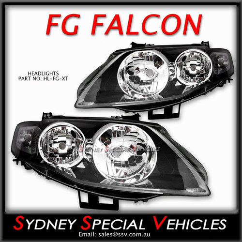 HEADLIGHTS FOR FG FALCON  MARK 1 XT, G6, G6E, FPV GT - FACTORY STYLE