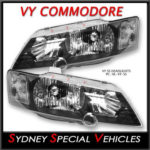 HEADLIGHTS FOR VY COMMODORE - SS STYLE - PAIR