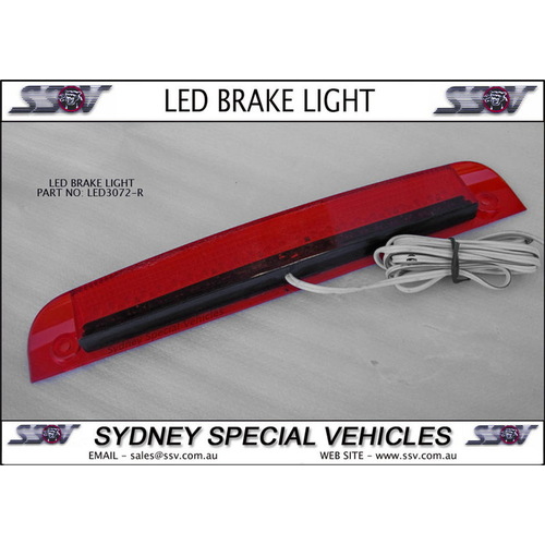 REPLACEMENT LED BRAKE LIGHT FOR REAR WING SPOILER 307 mm long