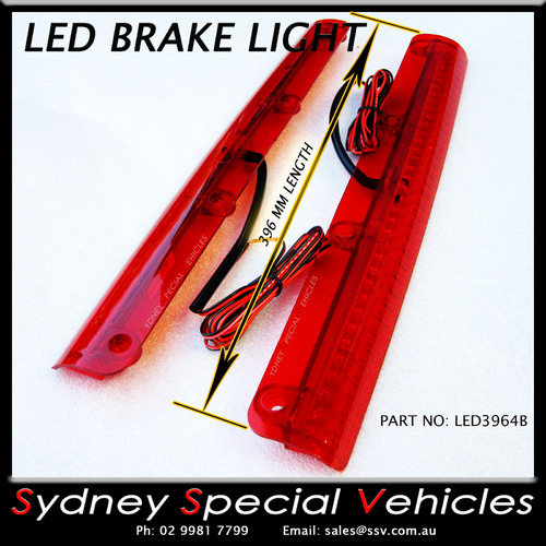 REPLACEMENT LED BRAKE LIGHT FOR REAR WING SPOILER 396 mm long