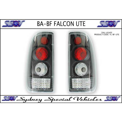 TAIL LIGHTS FOR BA BF FALCON UTES - ALTEZZA STYLE
