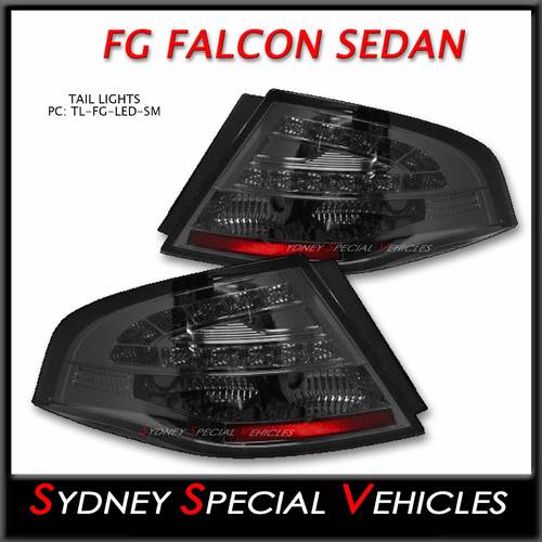 SMOKED LED TAIL LIGHTS FOR FG FALCON SEDAN