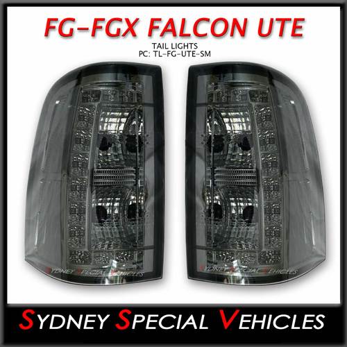 FG FALCON UTE SMOKED LED TAIL LIGHTS