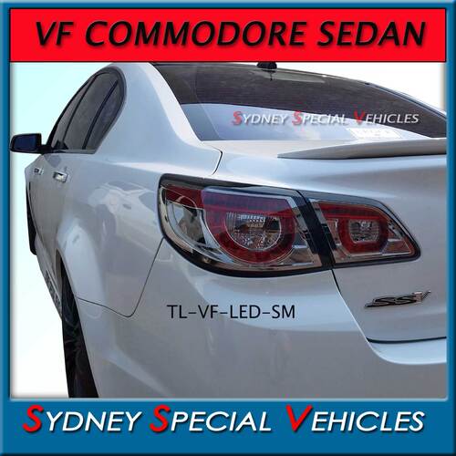 PRE-ORDER LED TAIL LIGHTS FOR VF COMMODORE SEDAN - SMOKED
